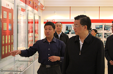 福建省委常委、省纪委书记倪岳峰调研虹润公司